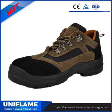 Genuine Leather Upper PU Outsole Safety Shoes Ufb055